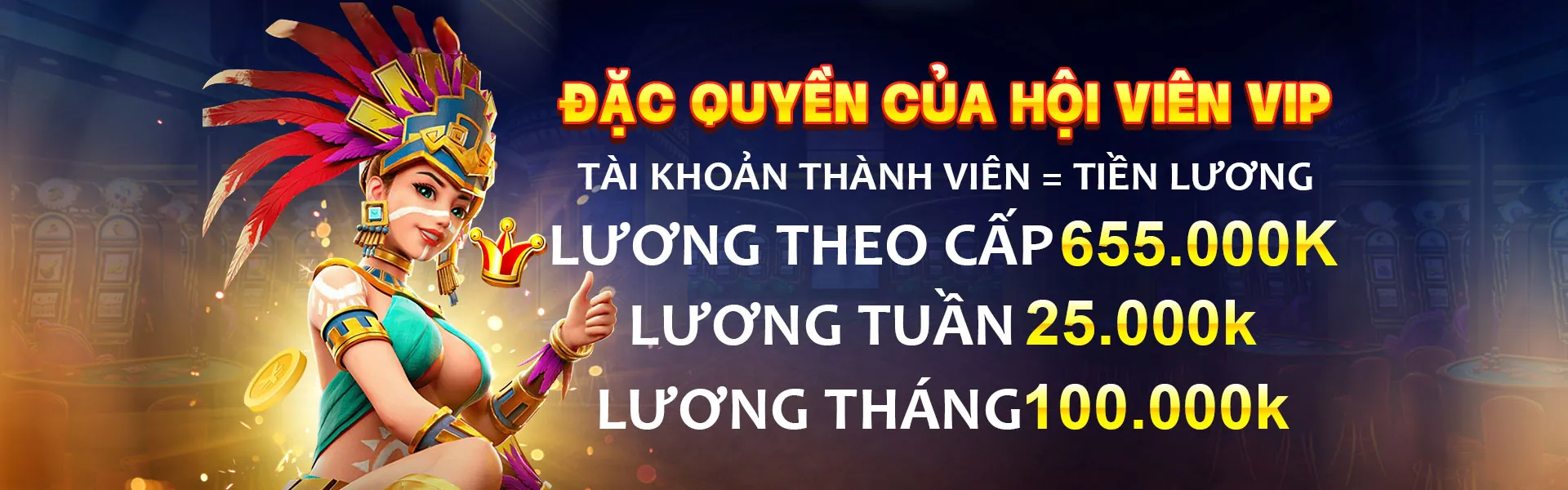 Banner khuyến mãi s6667 cho slot game